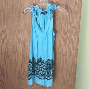 Karen Kane Soft Pastel Blue Sun Dress